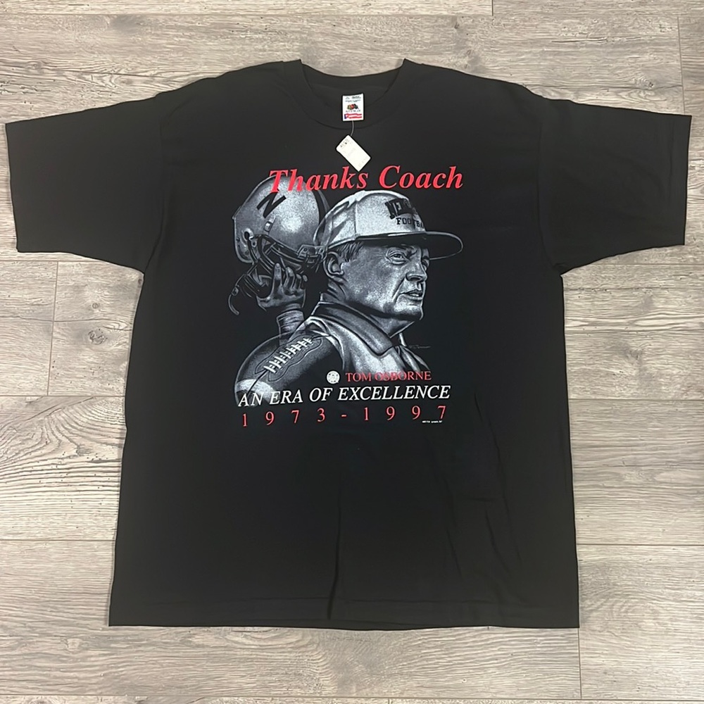 NWT Vintage 90’s thanks coach Osborne tshirt